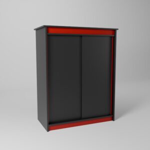 Armoire enfant ado avec portes coulissantes gain de place 120 cm