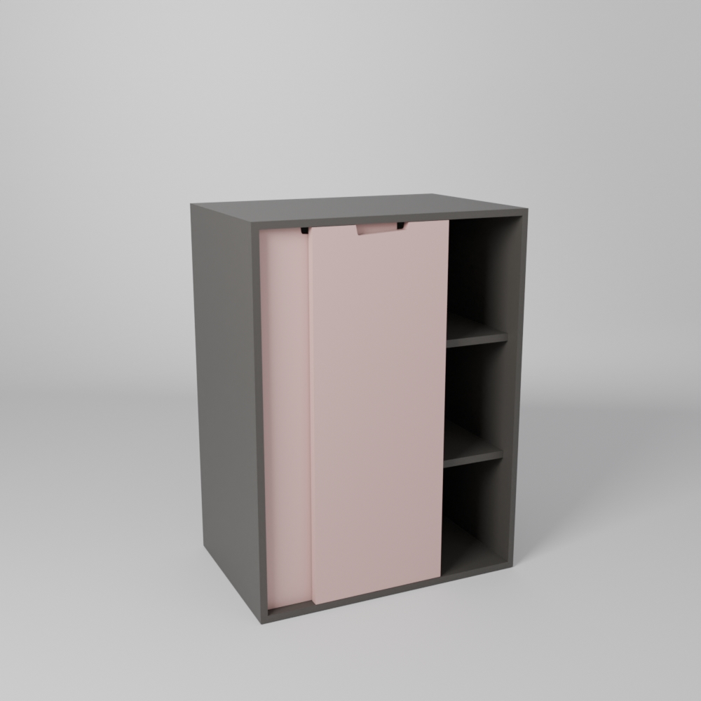 Armoire Brick indépendante de 96cm de hauteur et 72cm de largeur
