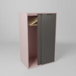 Armoire gain de place du programme Brick It mesurant 120cm de haut et 72 cm de large pour 48 cm de profondeur