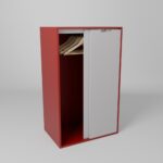 Armoire gain de place du programme Brick It mesurant 96cm de haut et 72 cm de large pour 48 cm de profondeur