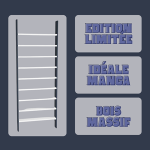 Édition limitée - Étagère manga Bleu Astral